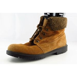 Earth Shoe Boots Sz 10.5 M Brown Round Toe Paddock Leather Men